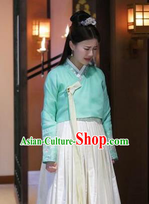 Drama Colourful Bone Hanfu Dress Chinese Ancient Princess Jing Shu Costume and Headpiece for Women