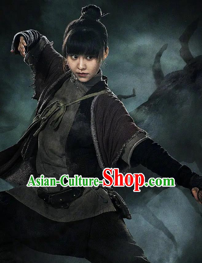 Chinese Drama Candle in The Tomb The Wrath of Time Grave Robber Hua Ling Costume and Headpiece for Women