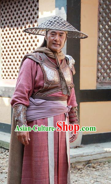 Chinese Ancient Tang Dynasty Swordsman Clothing and Bamboo Hat Drama Legend of Southwest Dance and Music Xia Yunxian Costumes