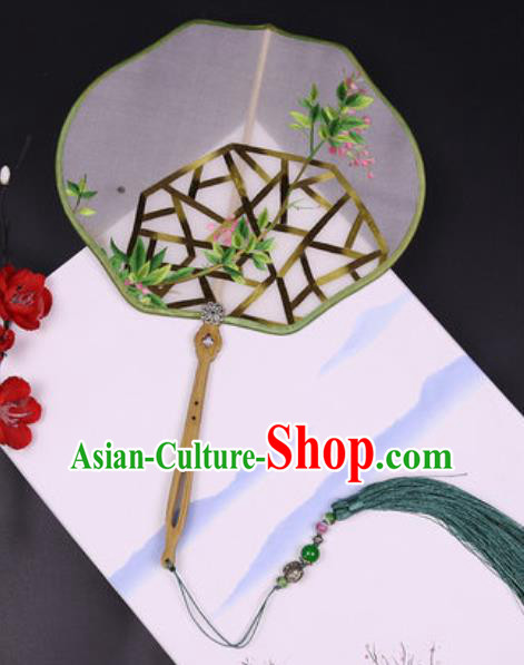 Handmade Chinese Embroidered Silk Fans Traditional Classical Dance Palace Fan for Women