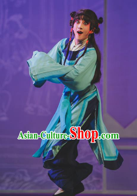 Chinese Classical Kun Opera Livehand Garment and Headwear The Purple Hairpin Peking Opera Tong Sheng Costumes