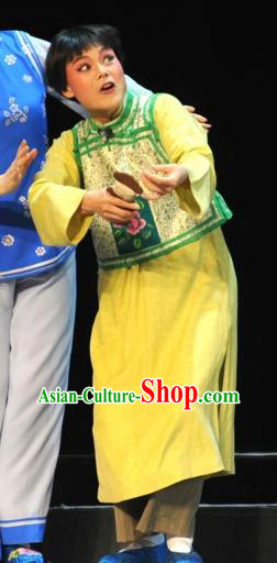 Sister Yuqing Chinese Yue Opera Young Male Qingsheng Costumes and Headwear Shaoxing Opera Xiaosheng Garment Apparels