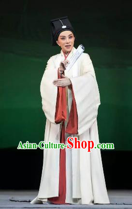 Chinese Yue Opera Scholar Wang Yangming Costumes and Headwear Shaoxing Opera Young Male Xiaosheng Garment Apparels