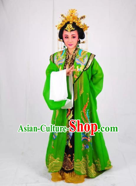 Chinese Shaoxing Opera Empress Dress Garment Costumes and Headdress Palm Civet for Prince Yue Opera Queen Liu E Apparels