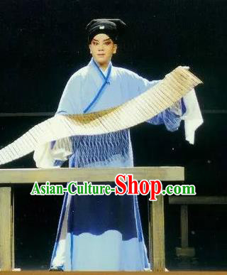 Golden Seal Chinese Kun Opera Xiaosheng Apparels and Headwear Kunqu Opera Garment Scholar Su Qin Costumes
