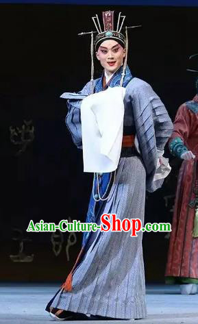Chinese Kun Opera Xiaosheng Niche Costumes and Headwear Kunqu Opera Confucius Garment Young Male Prince Apparels