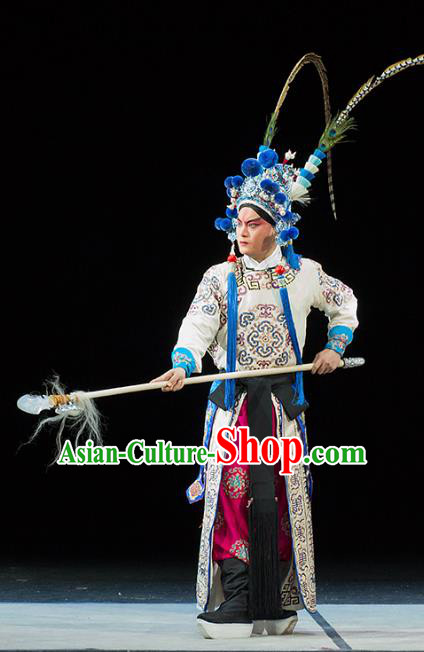 Continue the Pipa Chinese Kun Opera Wusheng Martial Male Costumes and Headwear Kunqu Opera Young Man Garment Takefu Apparels