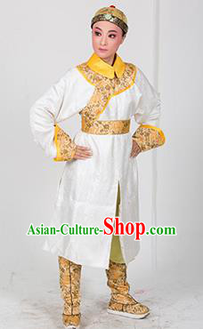 Chinese Yue Opera Young Male Costumes and Hat Romance of the King Regency Shaoxing Opera Prince Garment Apparels