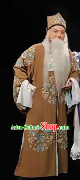 Selling Miaolang Chinese Ping Opera Laosheng Landlord Garment Costumes and Headwear Pingju Opera Elderly Male Apparels Clothing