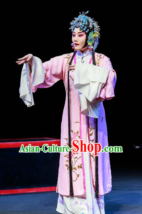 Chinese Beijing Opera Actress Garment Six Chapters of A Floating Life Costumes and Hair Accessories Traditional Peking Opera Hua Tan Dress Diva Yun Niang Apparels