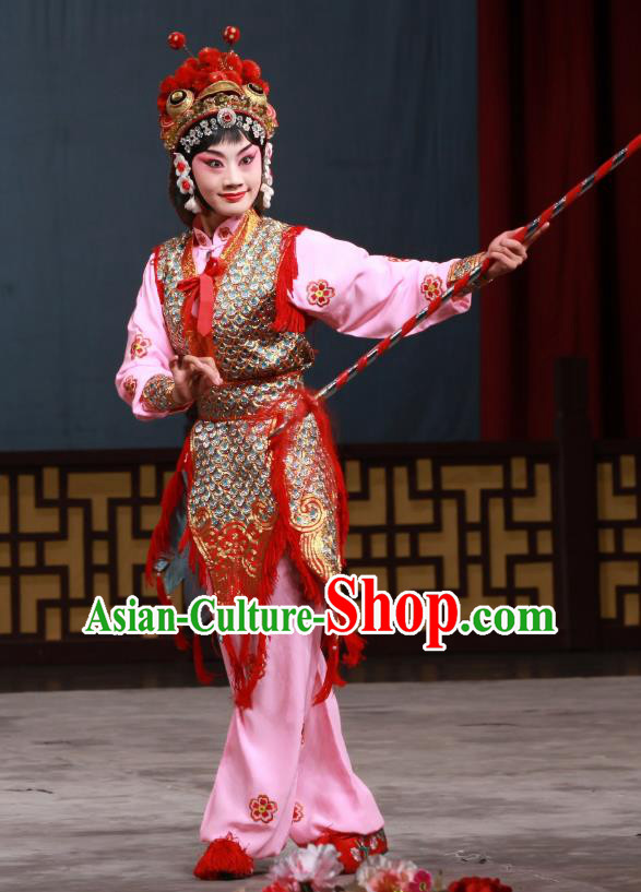 Chinese Beijing Opera Fairy Garment The Eight Immortals Crossing the Sea Costumes and Hair Accessories Traditional Peking Opera Actress Dress Apparels