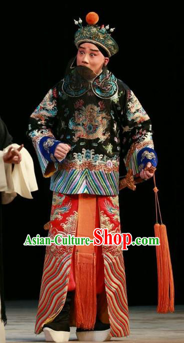 Wang Baochuan Chinese Peking Opera Lord Apparels Costumes and Headpieces Beijing Opera Martial Male Garment King Xue Pinggui Clothing