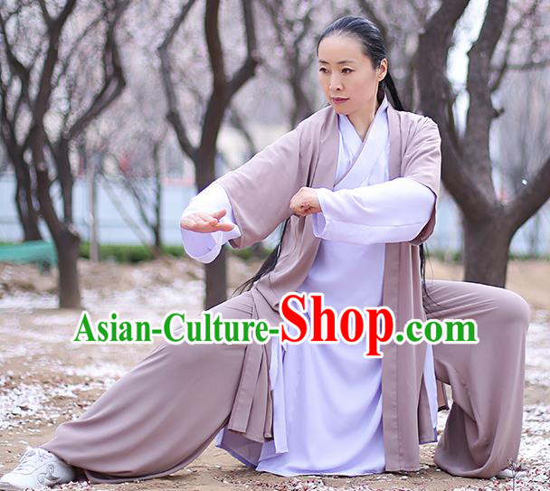 Chinese Traditional Professional Martial Arts Performance Costume Top Grade Tai Ji Training Uniforms Tai Chi Competition Outfits