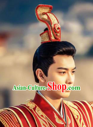 Traditional Chinese Handmade Hair Crown Ancient Tang Dynasty Prince Hair Accessories Headwear for Men