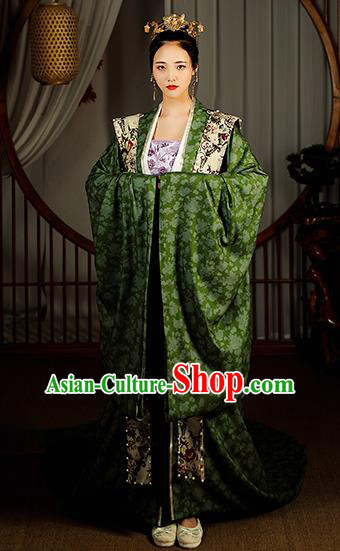 Chinese Ancient Song Dynasty Imperial Consort Hanfu Dress Traditional Garment Court Woman Historical Costumes Complete Set