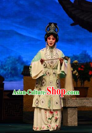 Chinese Beijing Opera Taoist Nun Yang Yuhuan Apparels Costumes and Headpieces Tai Zhen Wai Zhuan Traditional Peking Opera Actress Garment Dress