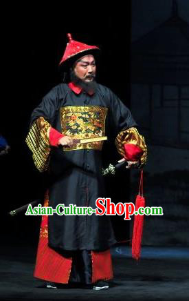 Yu Chenglong Chinese Shanxi Opera Military Officer Apparels Costumes and Headpieces Traditional Jin Opera Qing Dynasty General Garment Clothing