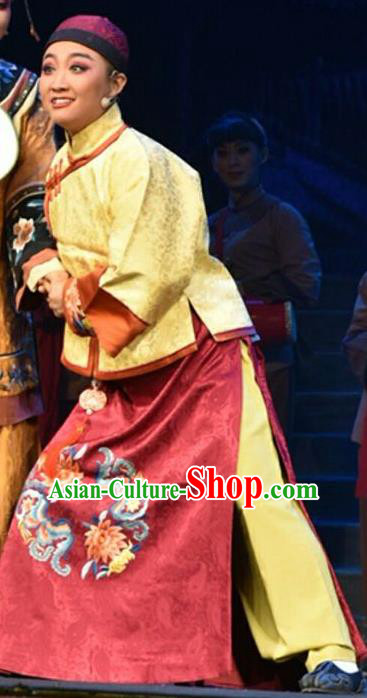Wang Jia Da Yuan Chinese Shanxi Opera Young Boy Apparels Costumes and Headpieces Traditional Jin Opera Childe Garment Qing Dynasty Clothing