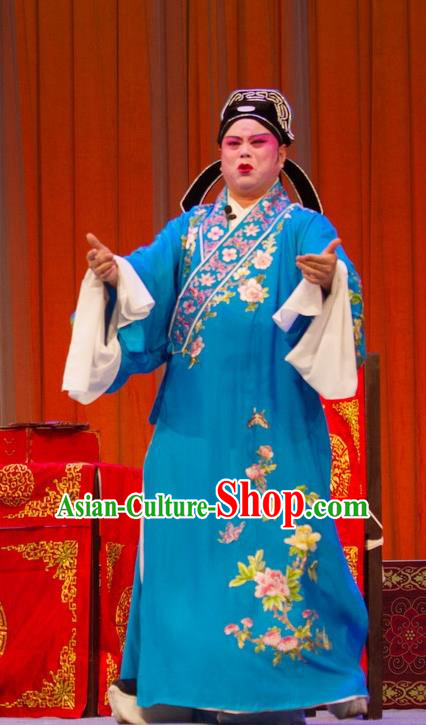 Zi Mei Yi Jia Chinese Lu Opera Scholar Apparels Costumes and Headpieces Traditional Shandong Opera Niche Garment Xiaosheng Mao Ji Clothing