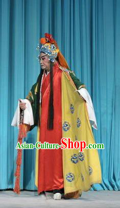 Forced Marriage Chinese Lu Opera Bully Hong Yanlong Apparels Costumes and Headpieces Traditional Shandong Opera Noble Male Garment Martial Man Clothing
