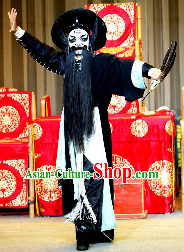 Tie Long Mount Chinese Sichuan Opera Wusheng Apparels Costumes and Headpieces Peking Opera Highlights Martial Male Garment Swordsman Tie Muer Clothing