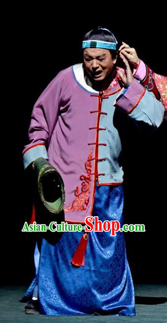 The Sound of Bell Chinese Sichuan Opera Young Male Apparels Costumes and Headpieces Peking Opera Highlights Childe Garment Li Tiankai Clothing