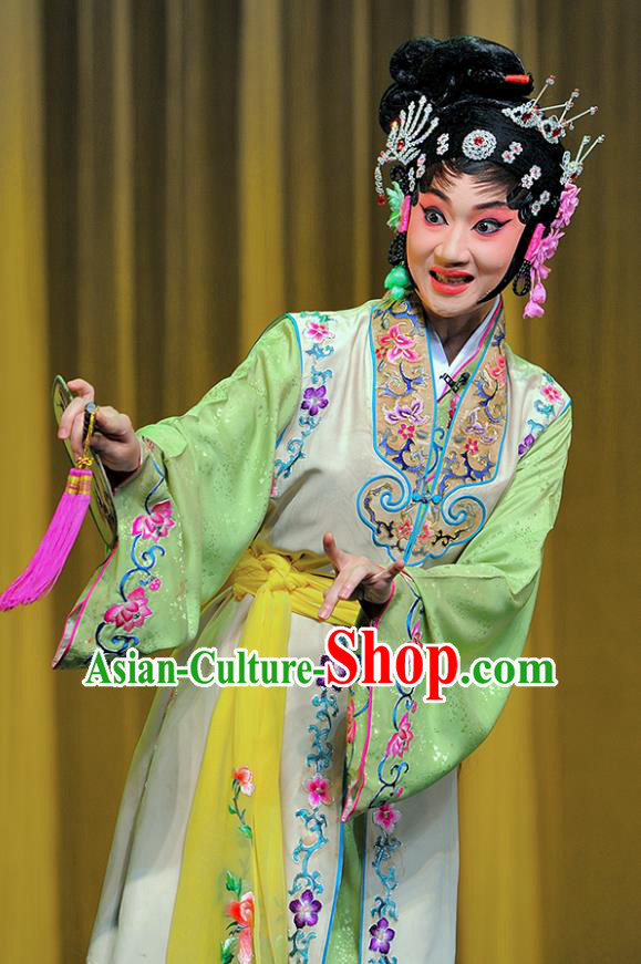 Chinese Sichuan Opera Highlights Garment Actress Qiu Ju Costumes and Headdress Traditional Peking Opera Hua Tan Dress Young Lady Apparels