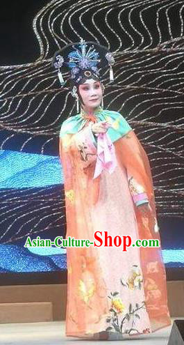 Chinese Sichuan Highlights Opera Actress Garment Costumes and Headdress Cang Sheng Zai Shang Traditional Peking Opera Hua Tan Dress Princess Apparels