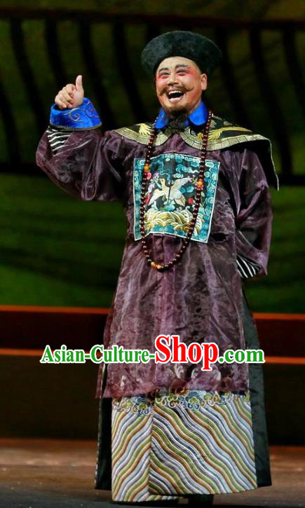 Cang Sheng Zai Shang Chinese Sichuan Opera Minister Apparels Costumes and Headpieces Peking Opera Highlights Official Garment Clothing