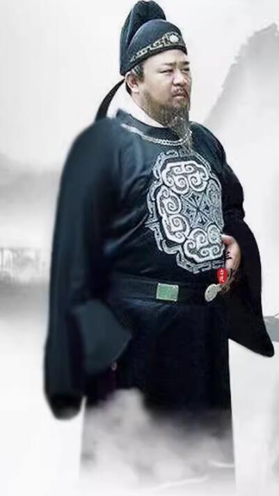 Traditional Chinese Tang Dynasty Minister Detective Di Renjie Replica Costume County Magistrate and Statesman Di Ren Jie Official Clothing